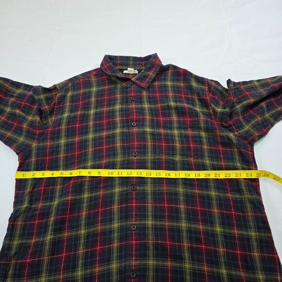 Carbon 2 Cobalt Men's Red Yellow Flannel Plaid Shirt Size XL - Picture 8 of 10